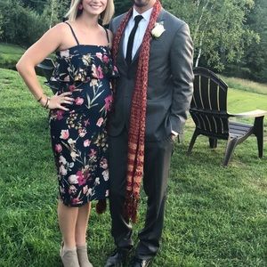 ASOS Maternity Navy Floral Dress